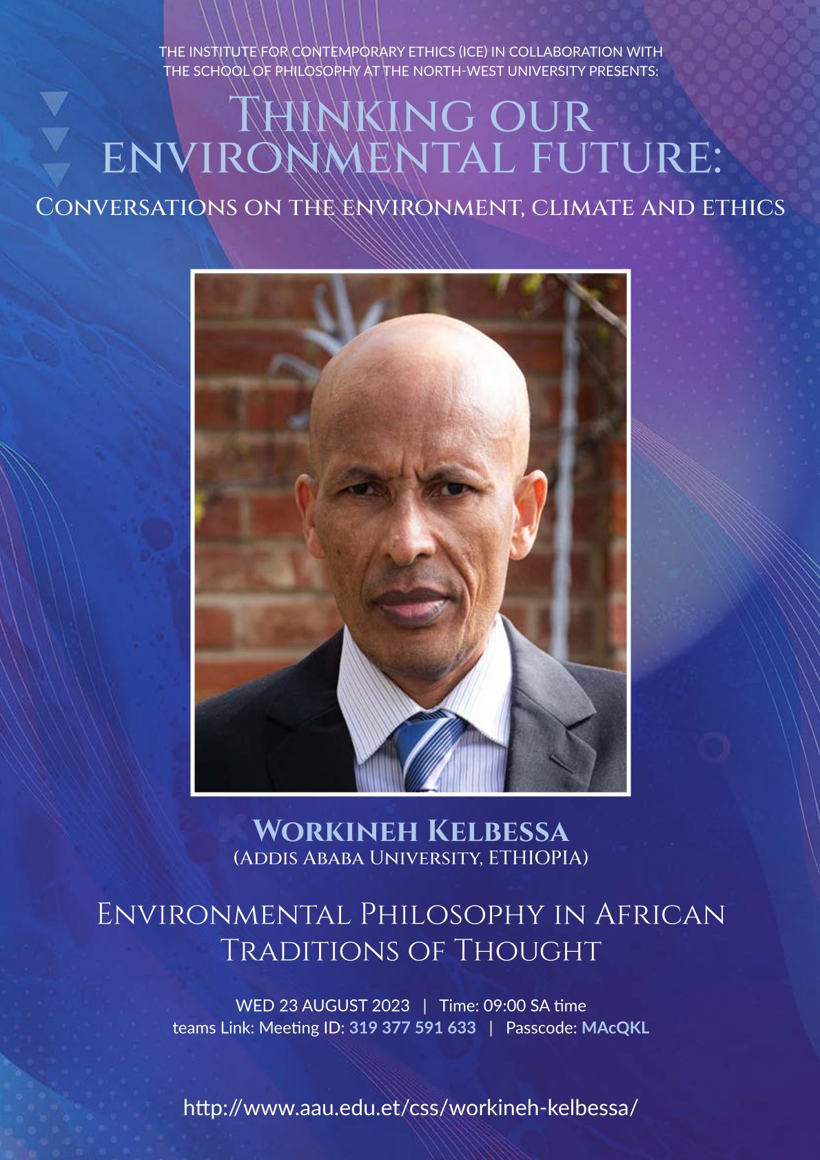Thinking our environmental future: Conversations on the environment, climate and ethics